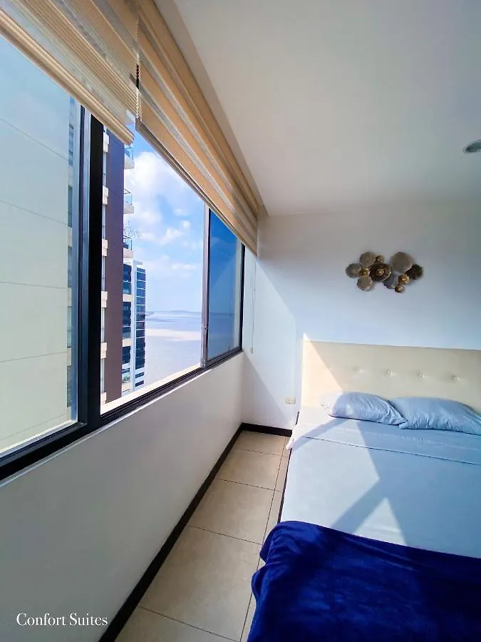 Apartment Ferienwohnung Lujoso Apartamento Con Parqueo En Puerto Santa Ana Guayaquil Ecuador