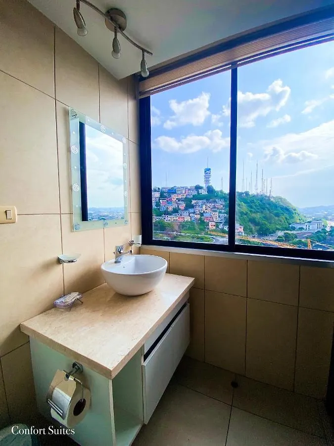 Ferienwohnung Lujoso Apartamento Con Parqueo En Puerto Santa Ana Guayaquil 0*,