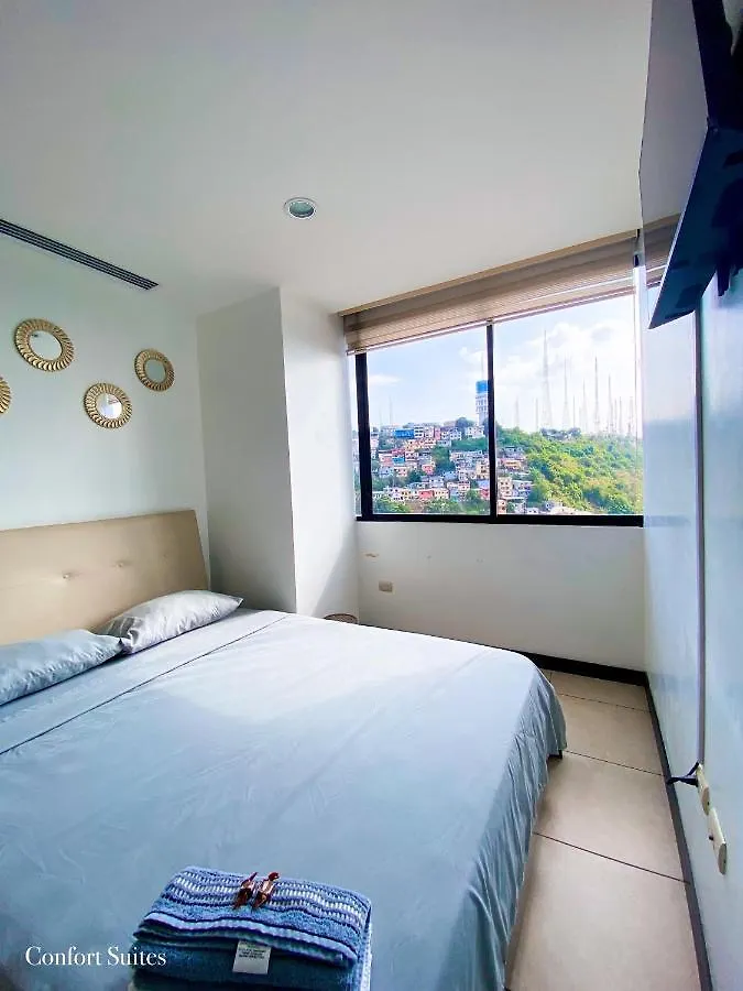 Apartment Ferienwohnung Lujoso Apartamento Con Parqueo En Puerto Santa Ana Guayaquil